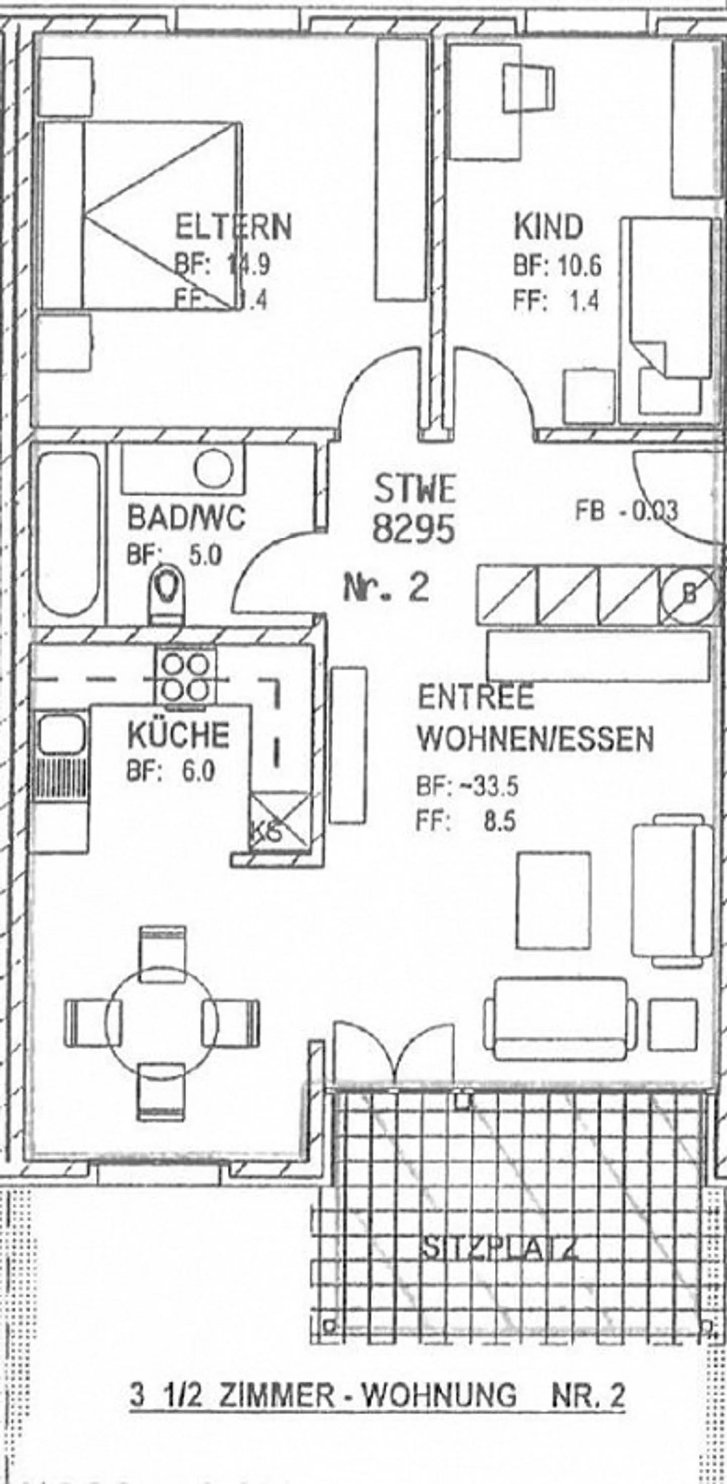 Appartamento attraente di 3,5 stanze con area giardino - Foto 10 di 10