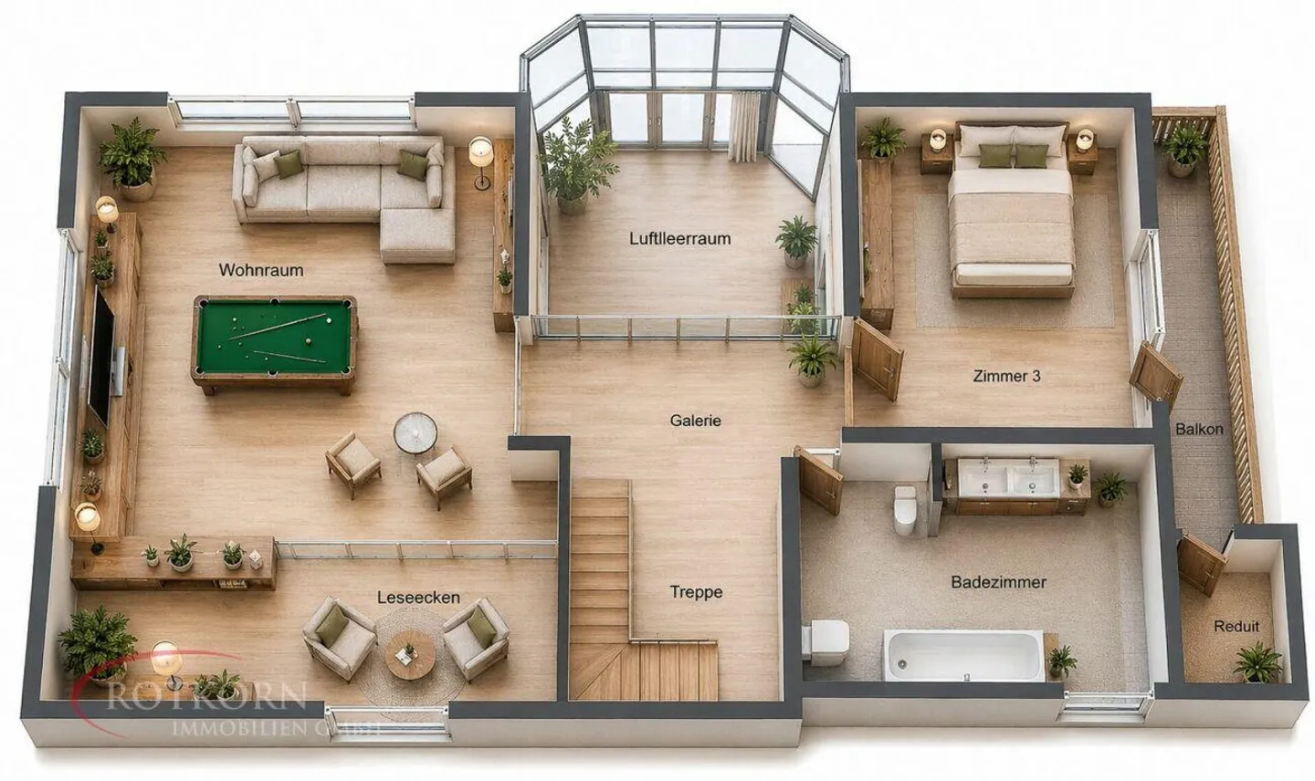 Geräumiges Einfamilienhaus mit Lagerhalle - Foto 14 von 24