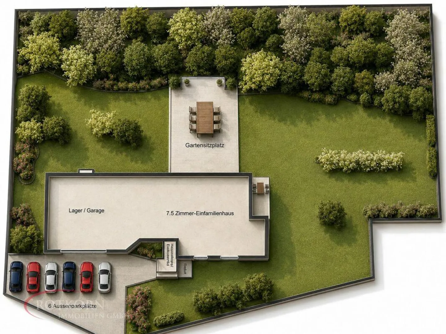 Geräumiges Einfamilienhaus mit Lagerhalle - Foto 18 von 24