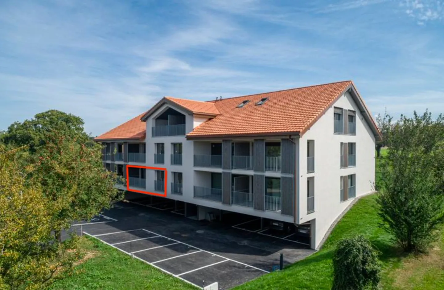 2-room apartment on the upper floor, without vis-à-vis, with included parking space. - Photo 10 of 11