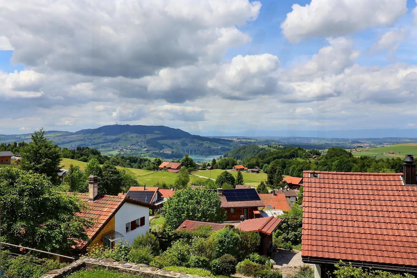 A haven of tranquility facing Lake Gruyère? Individual chalet in La Berra - Photo 1 of 12