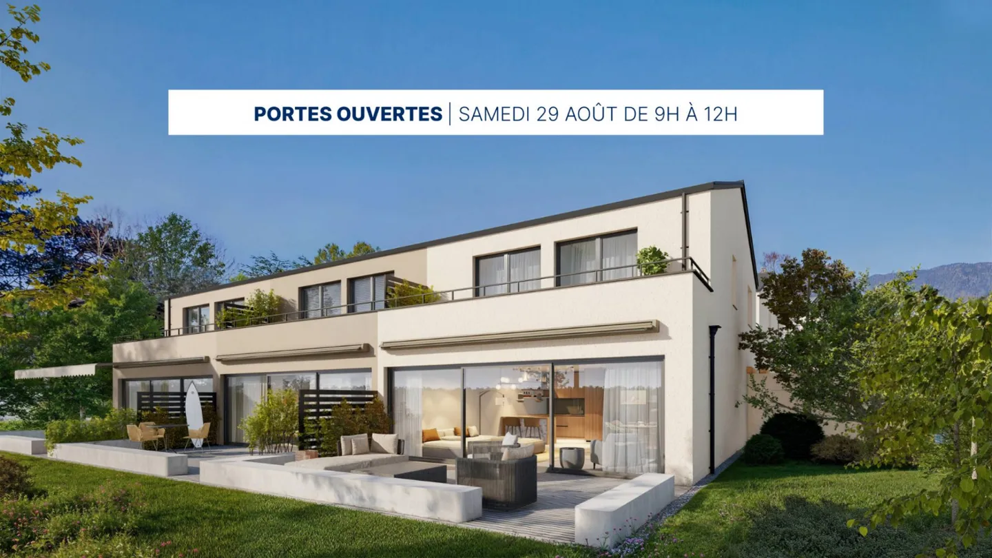 Les Rives de Gorgier 9 Villas en Terrasse au Bord de l'Eau - Photo 1 sur 8