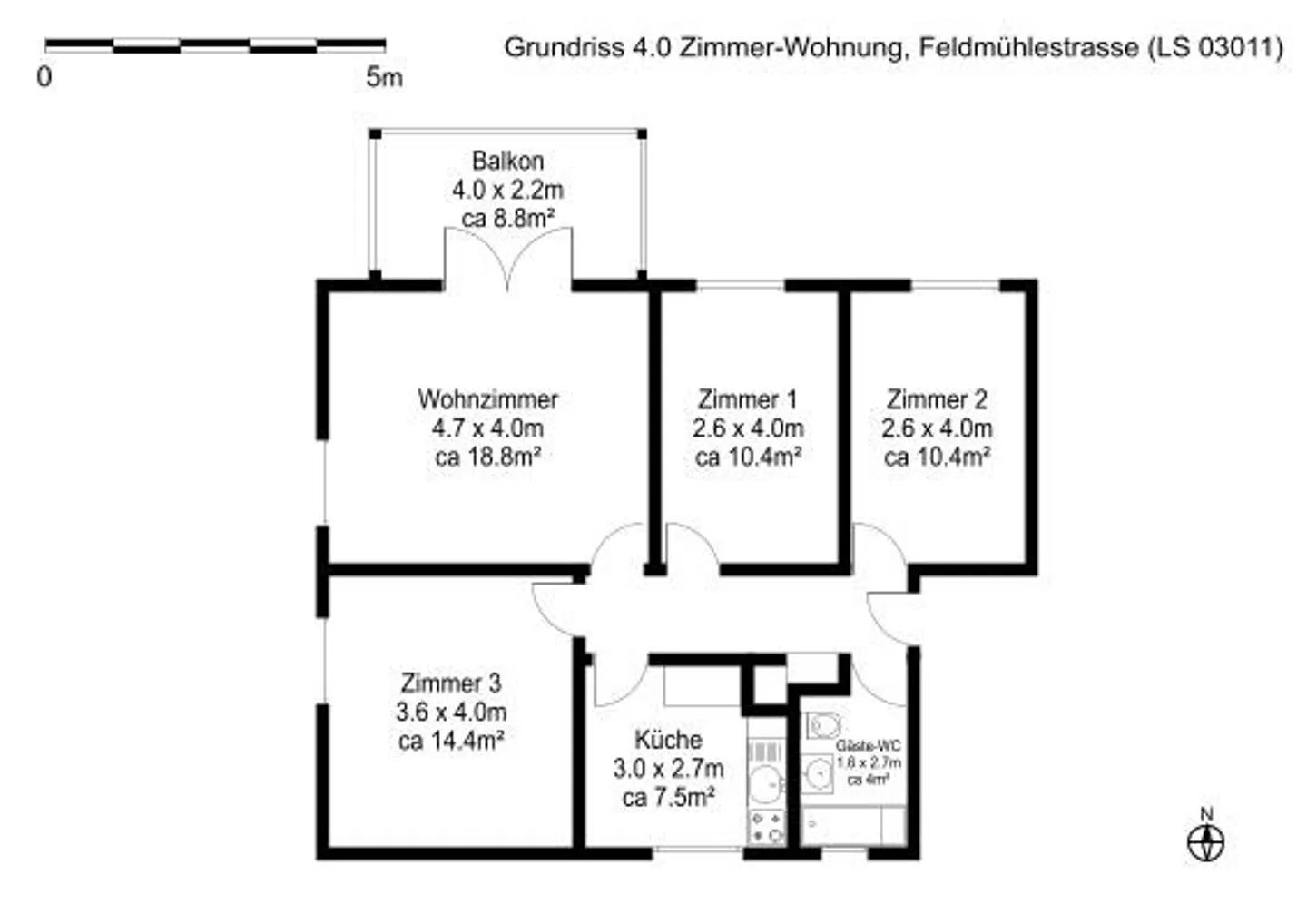 Charmante Wohnung in Kriens - Foto 9 von 9