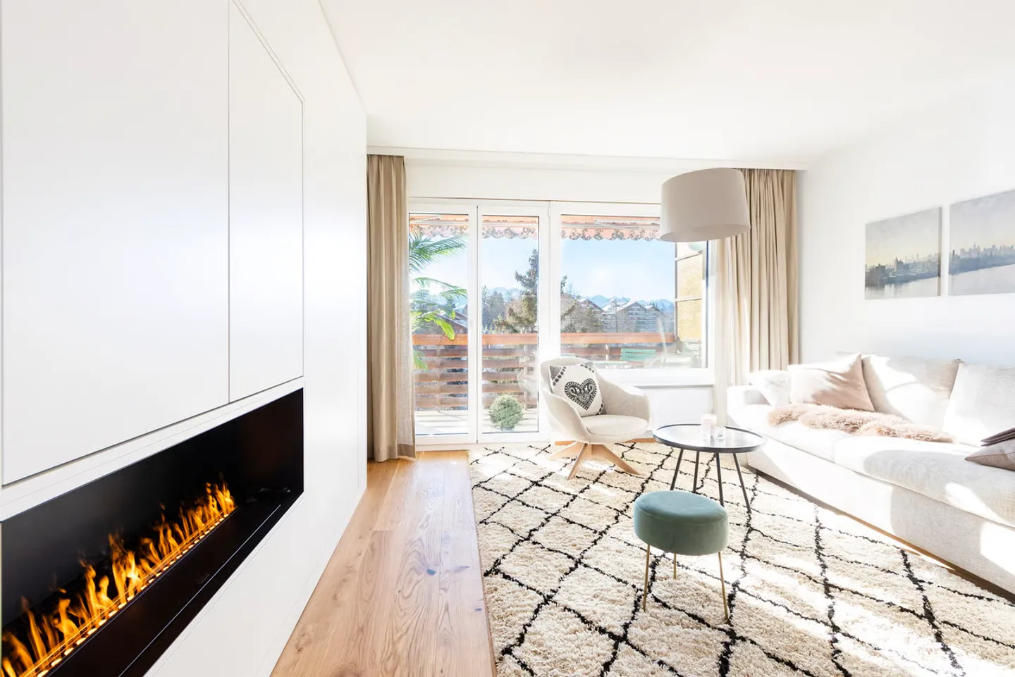 Appartement rénové à Crans - Photo 1 sur 12
