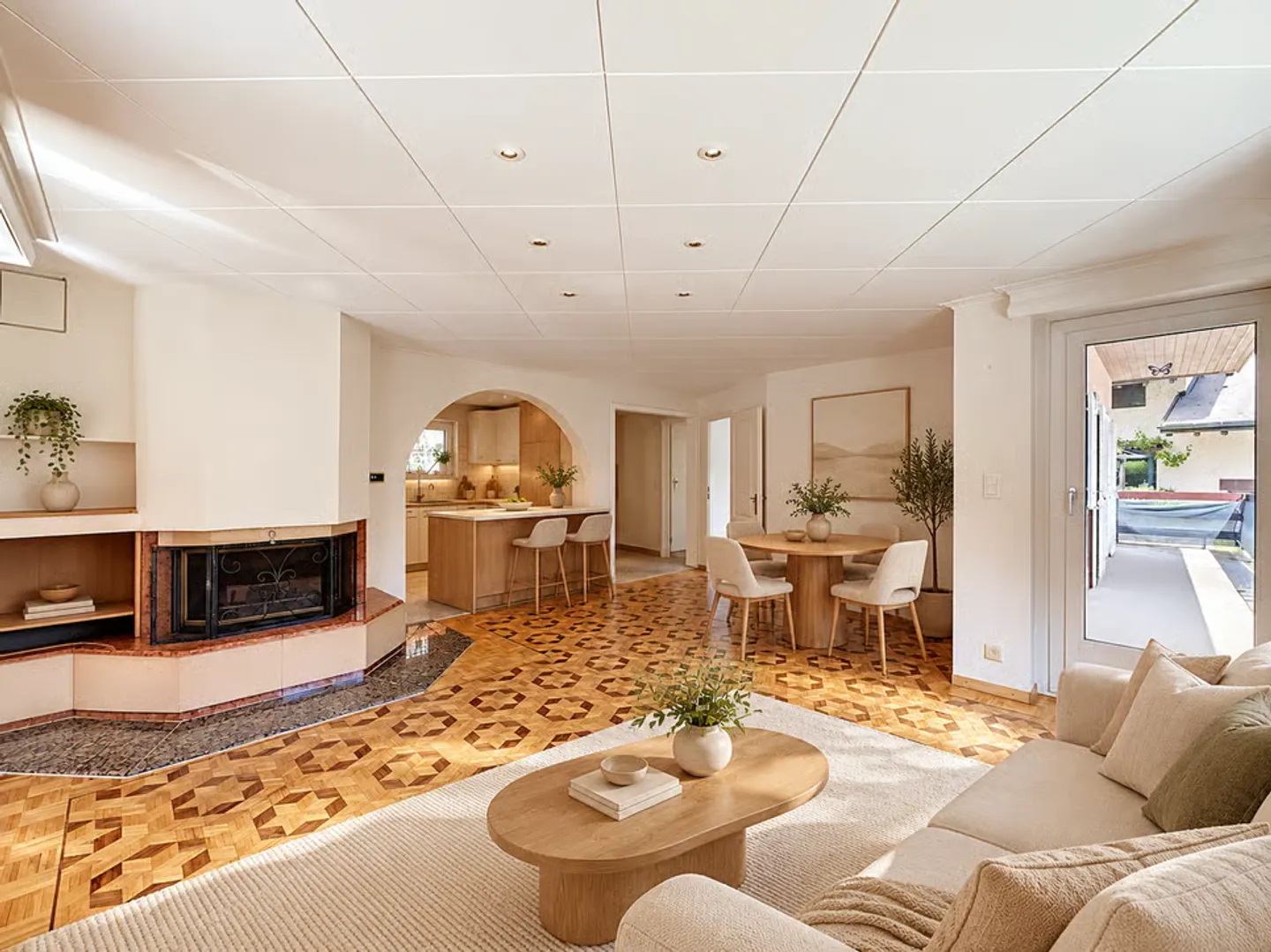 Exklusives 7-Zimmer-Apartment mit Garten - Foto 4 von 11