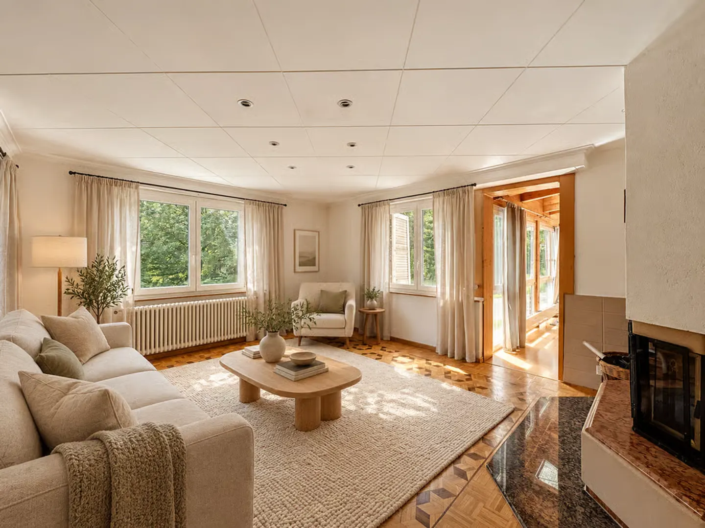 Exklusives 7-Zimmer-Apartment mit Garten - Foto 5 von 11