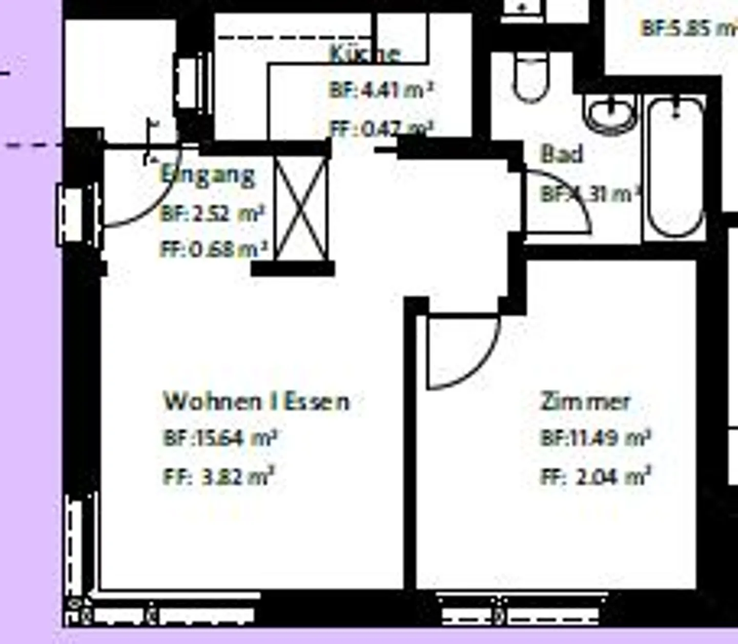 Appartamento 2 stanze - Foto 10 di 10