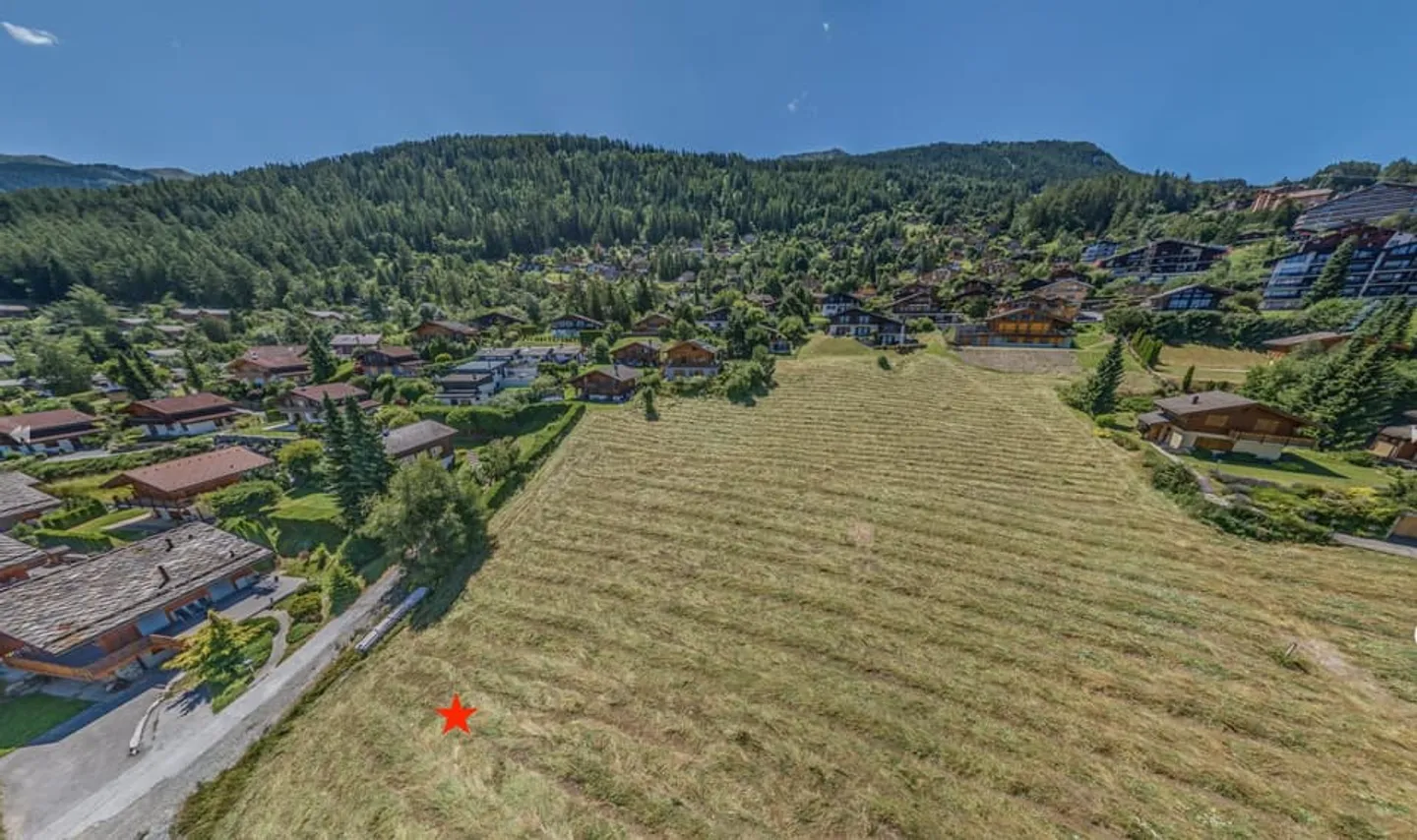 Wunderschönes Baugrundstück mit Panoramablick auf die Berge in Nendaz - Foto 1 von 8