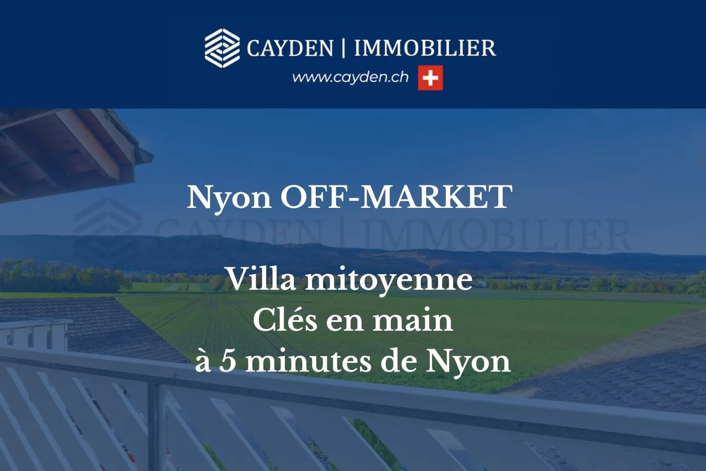 Villa Charmante avec Vue Jura - Photo 1 sur 1