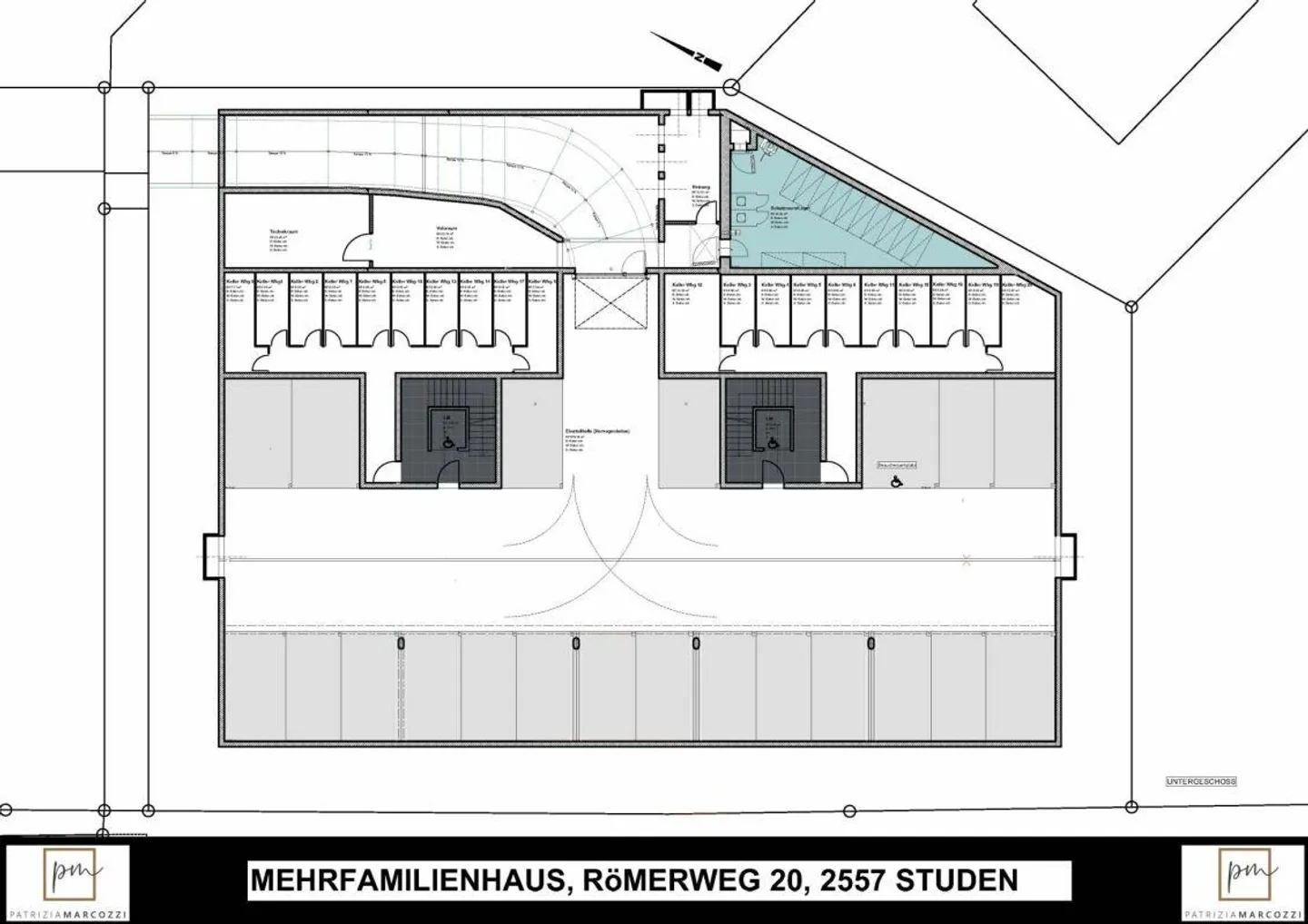 Places de stationnement à louer à la gare de Studen - Photo 2 sur 2