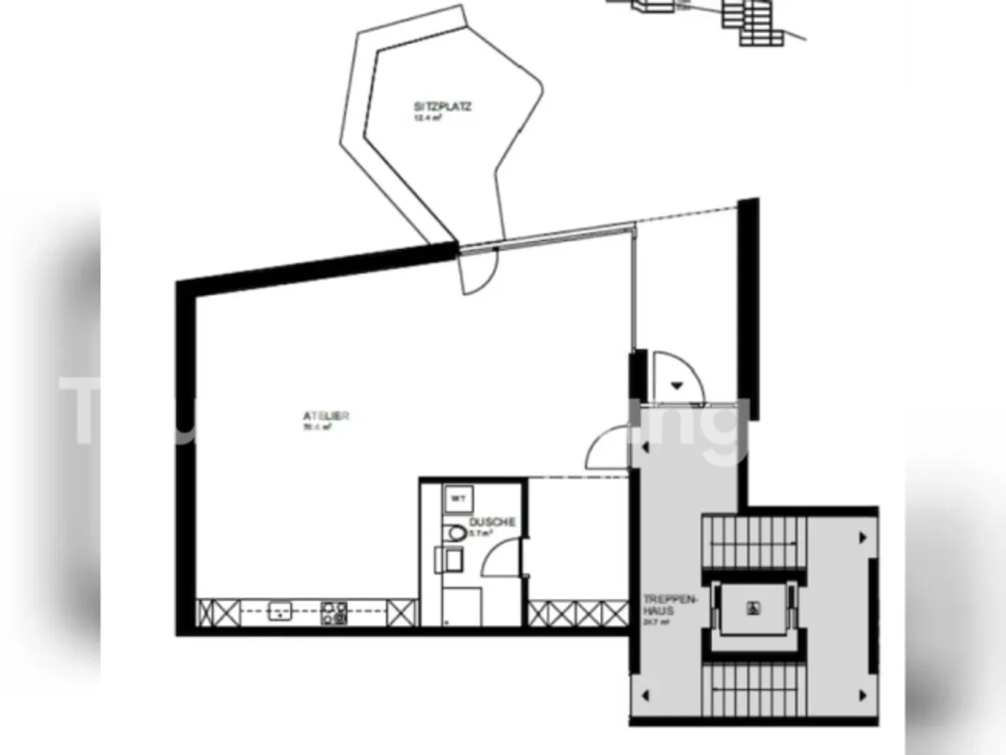 Large modern 1-room apartment - Photo 7 of 7