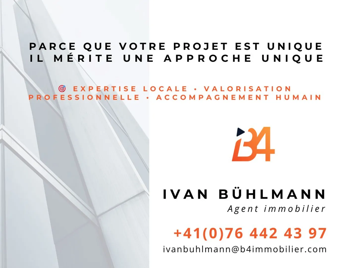 STORAGE HALL + APARTMENT - CHÉNENS (FRIBOURG) - Photo 5 of 5