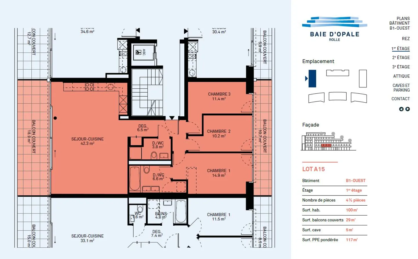 Spacious 4.5 room NEW apartment with terrace, just steps from Lake Geneva - Photo 2 of 6