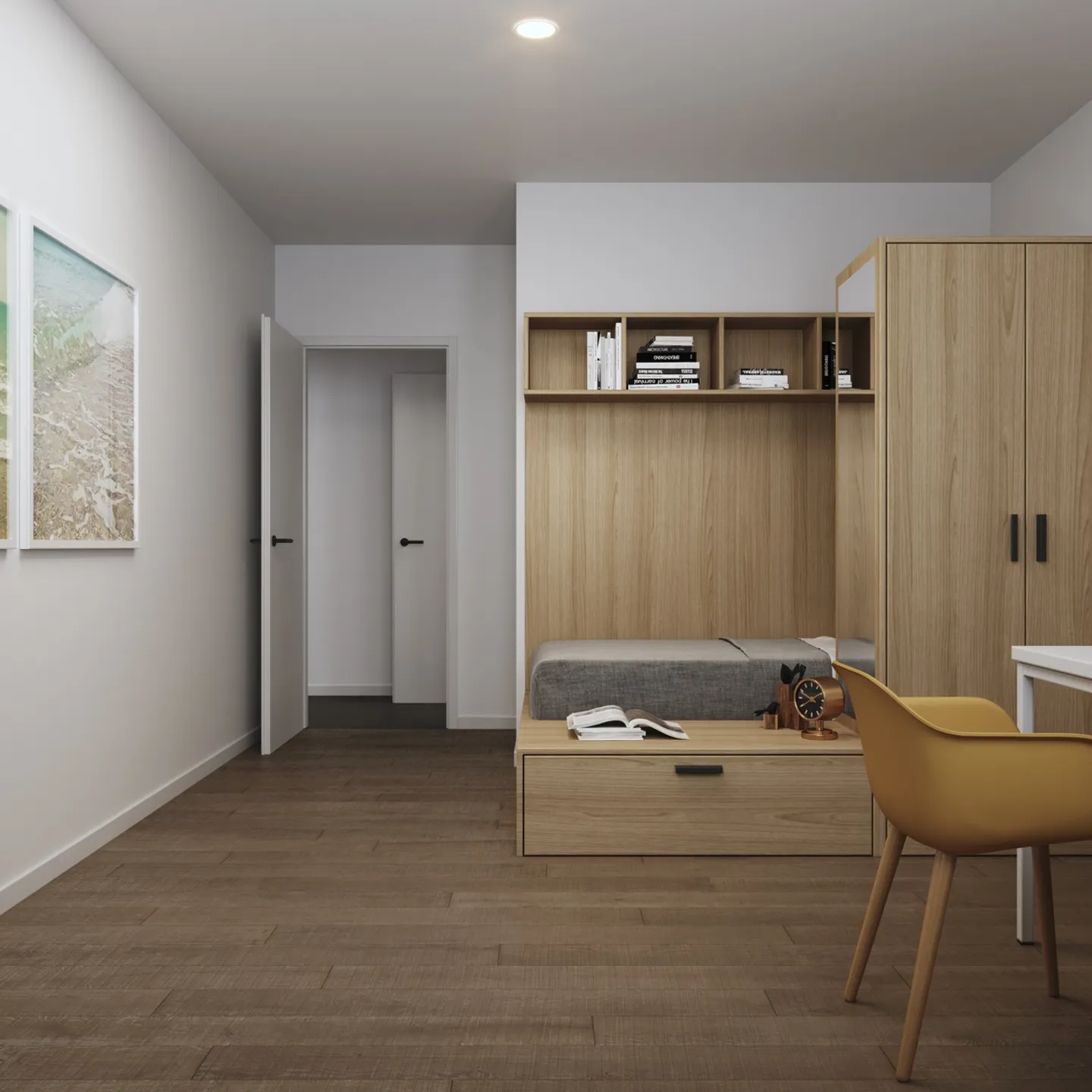 Furnished room in shared apartment of 108m2, 4 roommates - Photo 7 of 12