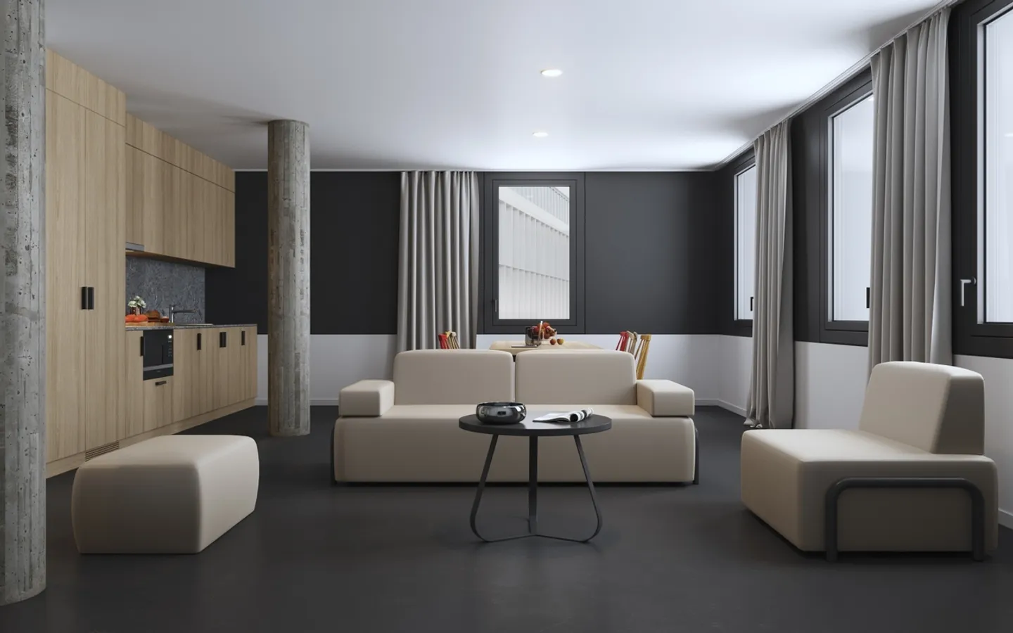 Furnished room in shared apartment of 108m2, 4 roommates - Photo 12 of 12