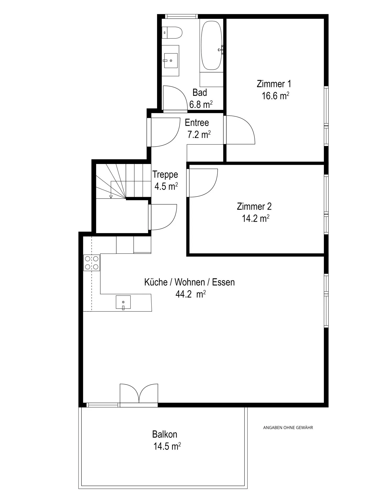 Appartement en duplex de 5,5 pièces avec vue imprenable - Photo 12 sur 13