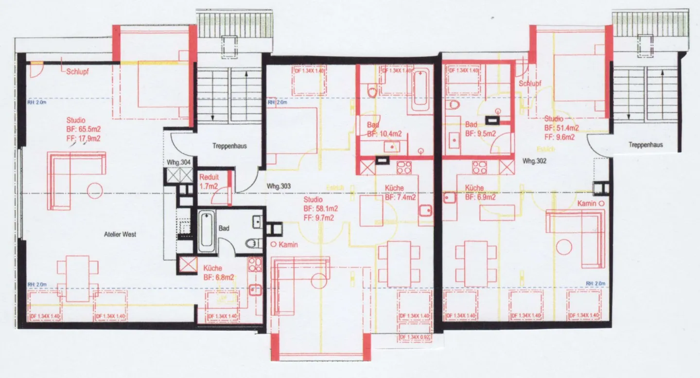 Modern Roof Loft Apartment with a View of the Green - Photo 10 of 10