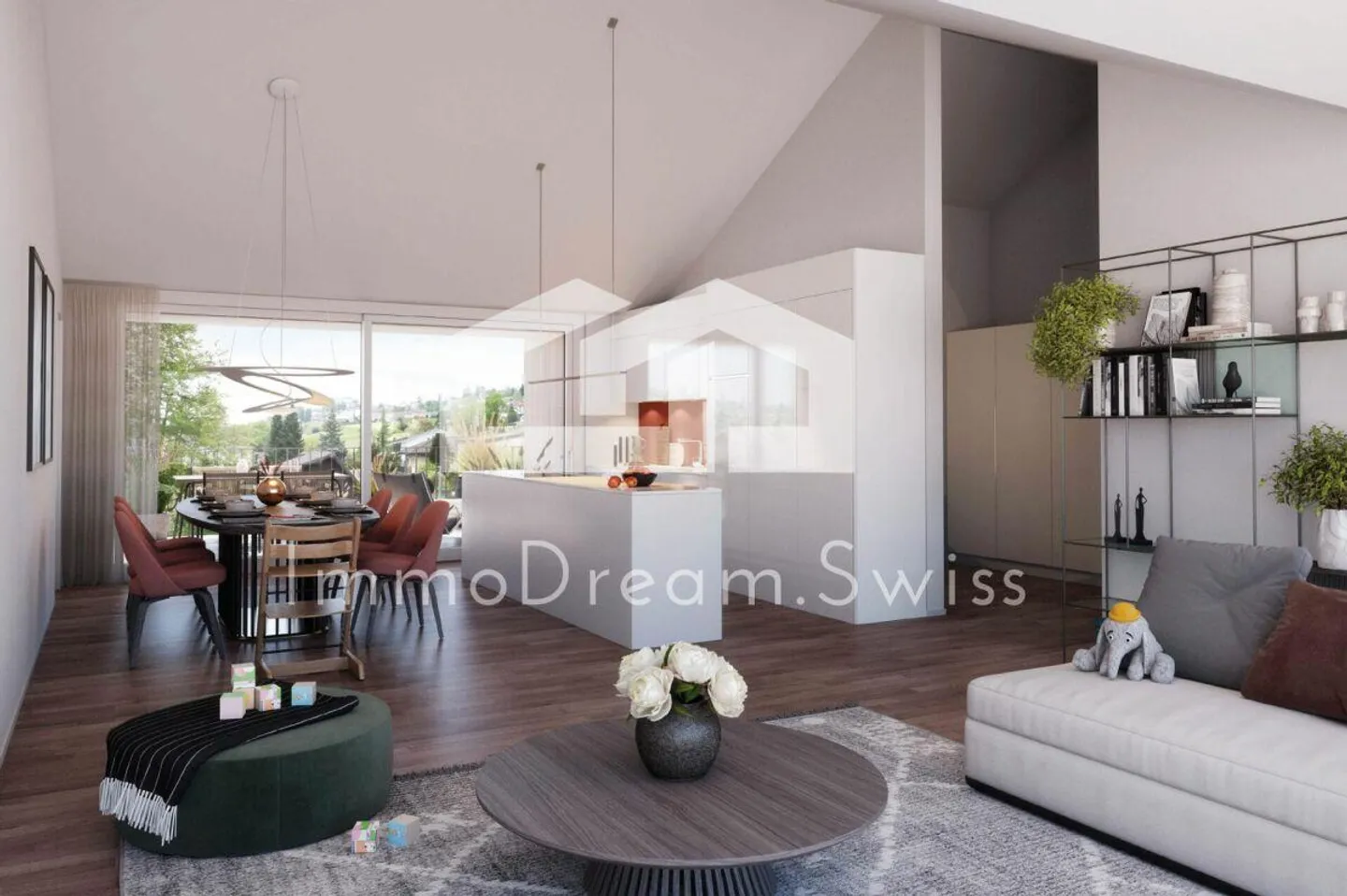 New Construction Attractive and Modern 4 ½ Room Townhouse - Photo 4 of 8