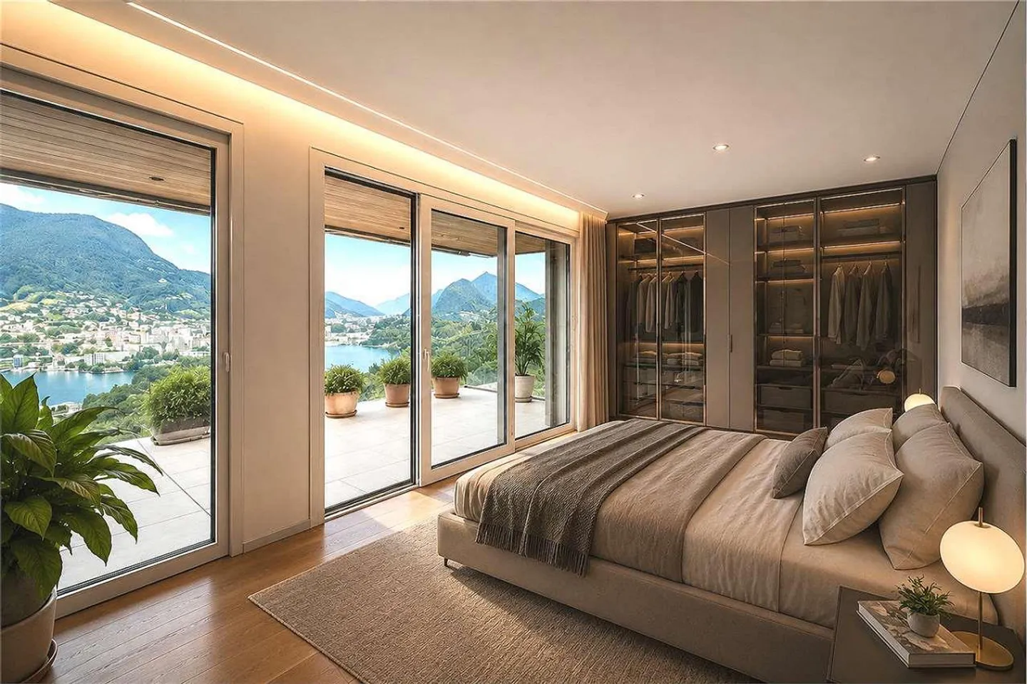 Penthouse mit großer Terrasse und Seeblick - Foto 5 von 5