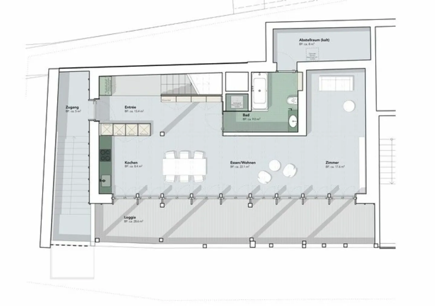 Première occupation appartement en duplex 4.5 pièces - Photo 5 sur 11
