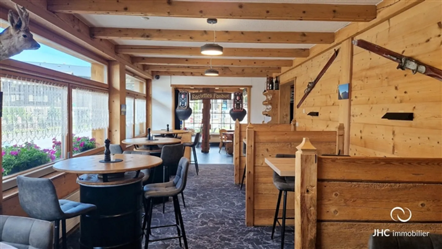 Restaurant avec un fort potentiel et des murs à Morgins - Photo 11 sur 14