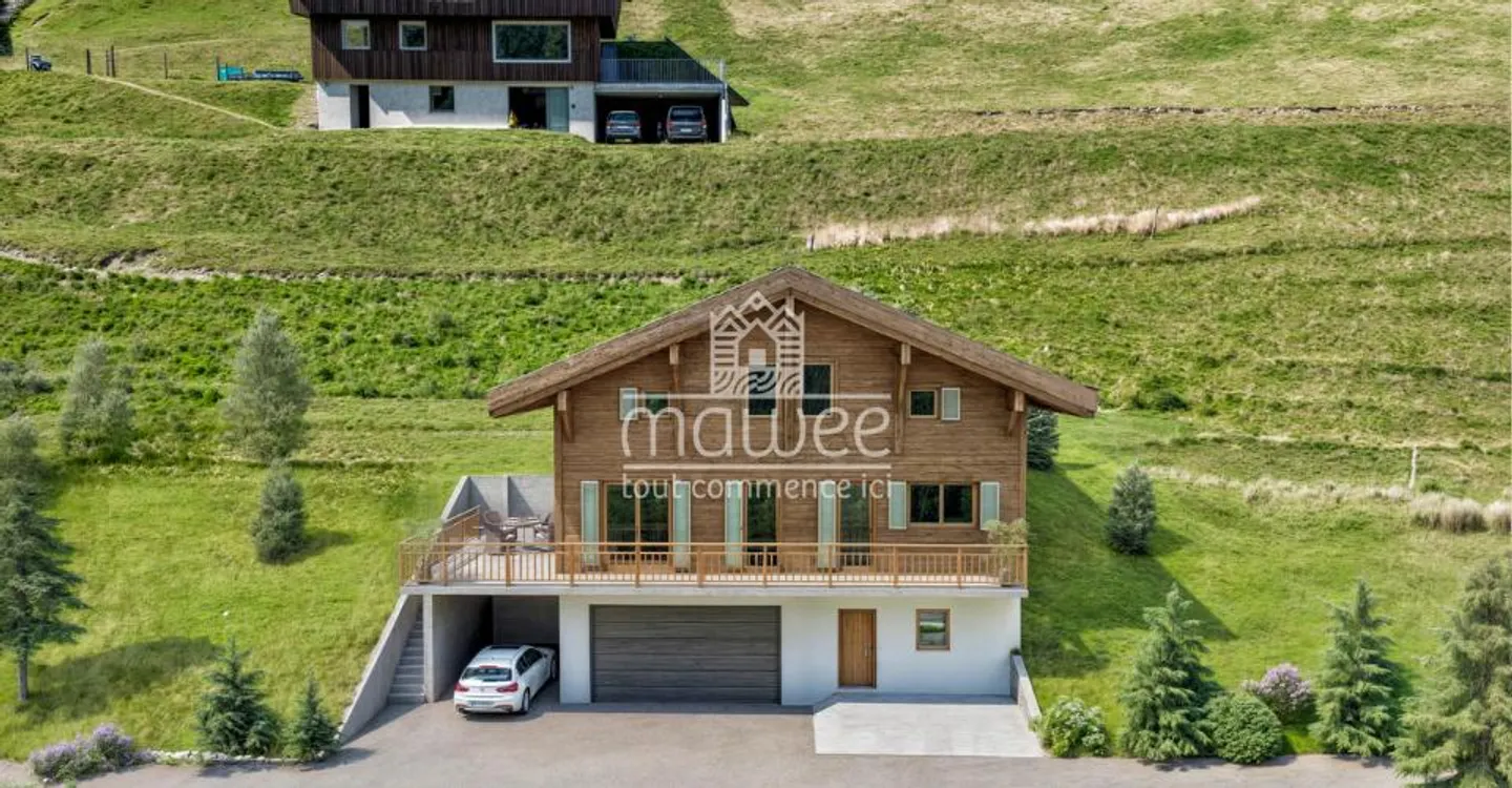 Grand chalet neuf avec balcon et parcelle de 1304 m² ! - Foto 4 di 10
