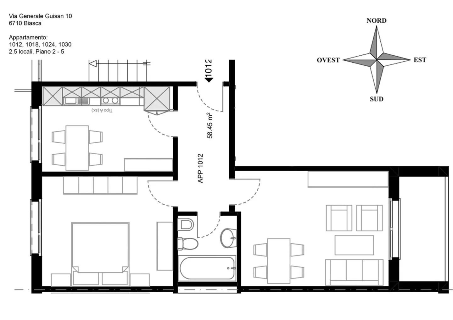 Appartamento moderno e recentemente ristrutturato in posizione centrale - Foto 11 di 12