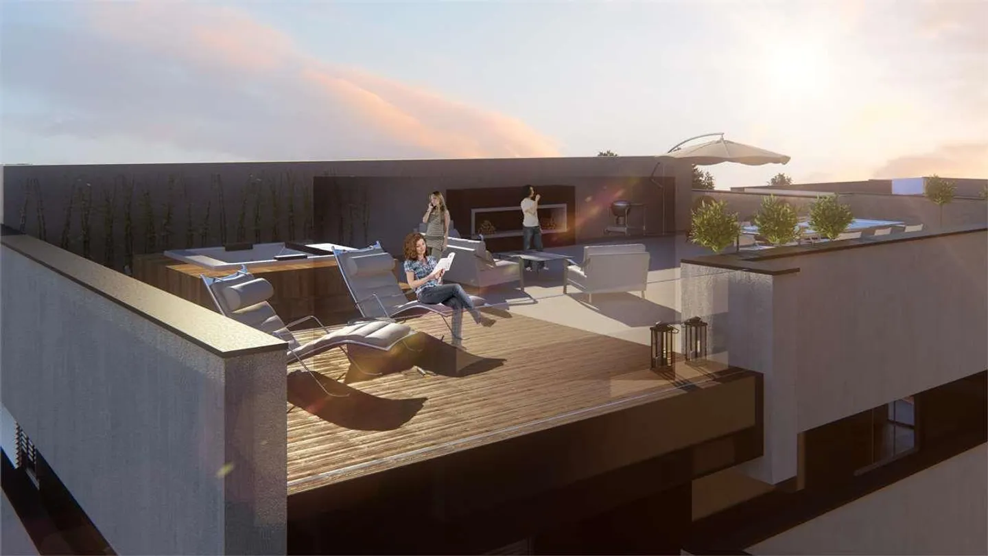 Penthouse 4.5 rooms with roof garden - Photo 3 of 7
