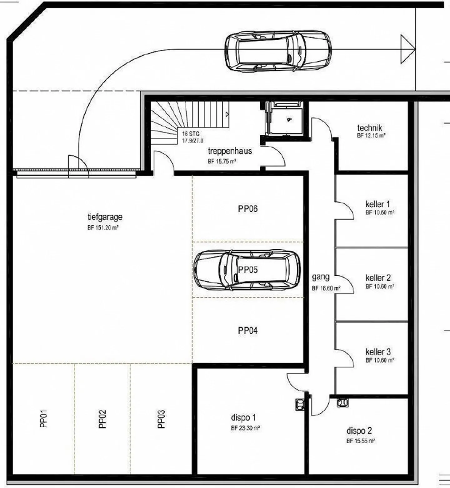 New building in Chur: 4 1/2 ground floor apartment with large garden - Photo 3 of 3