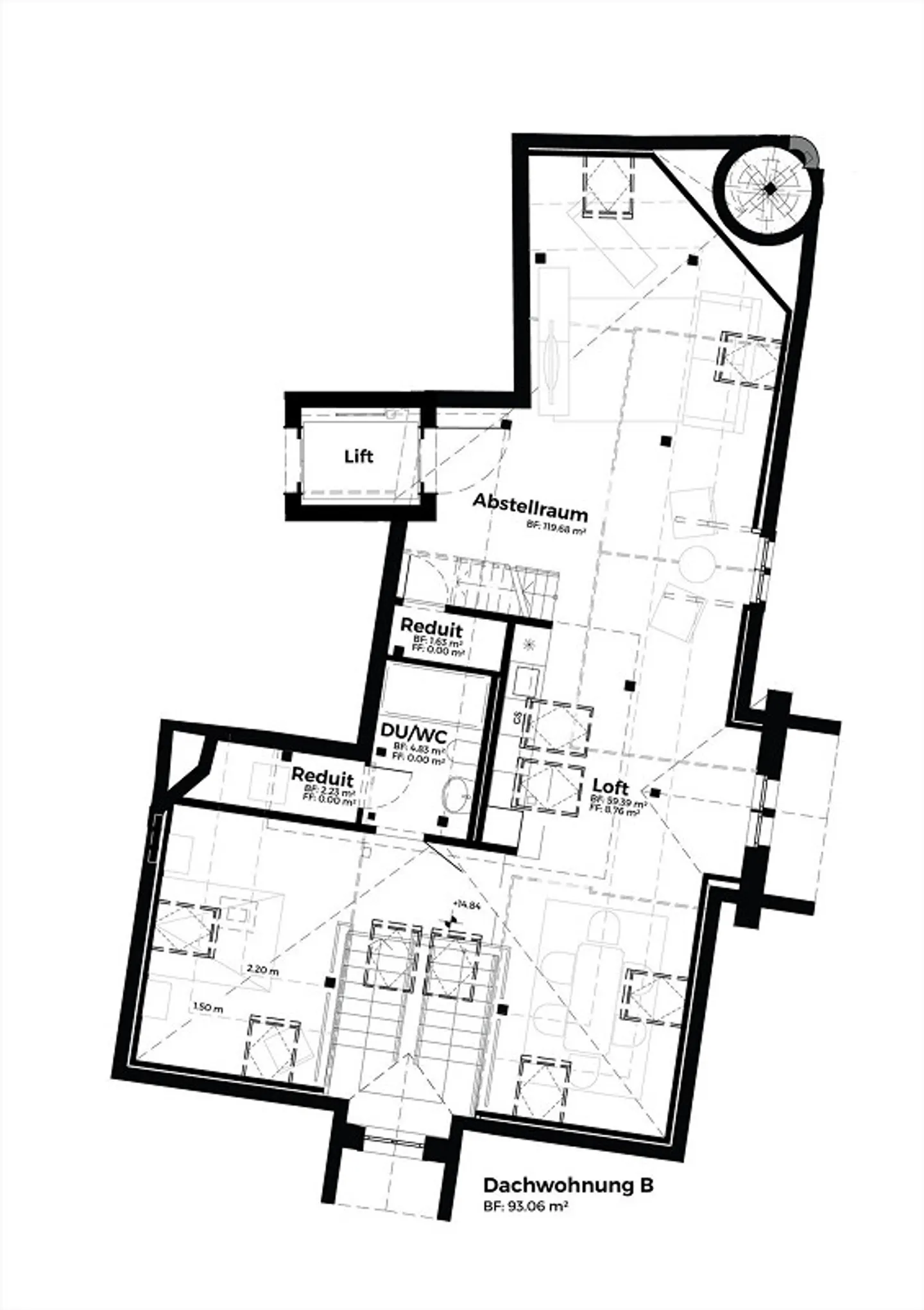 Incantevole appartamento loft di 1,5 stanze a San Gallo - Foto 8 di 8