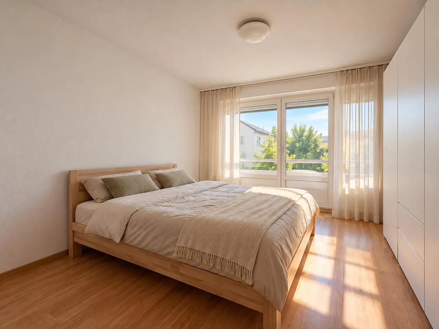Spacious 5.5 rooms on the top floor with two balconies and unobstructed view - Photo 2 of 7