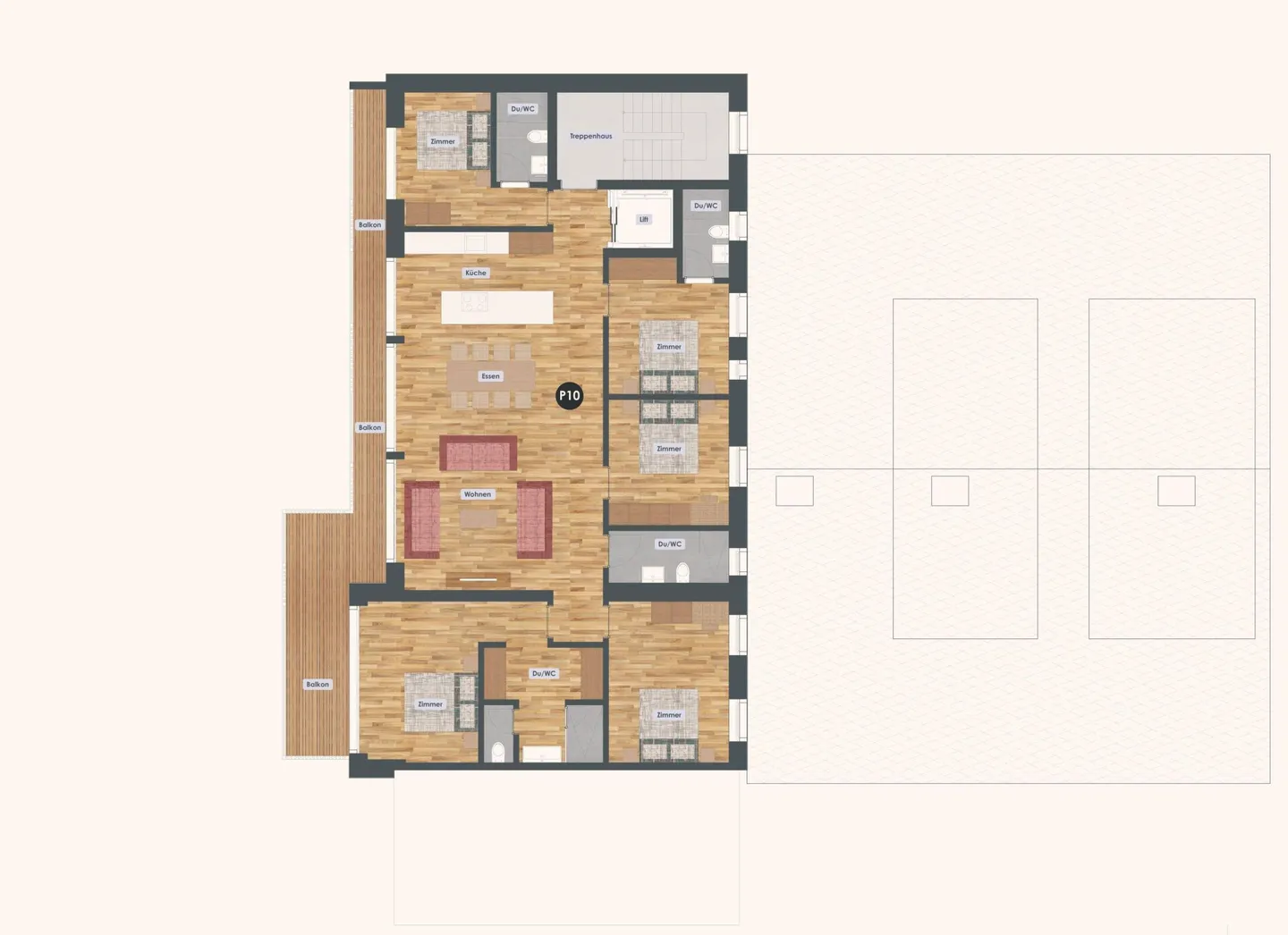 Primavera Saas-Grund new penthouse apartment - Photo 5 of 10