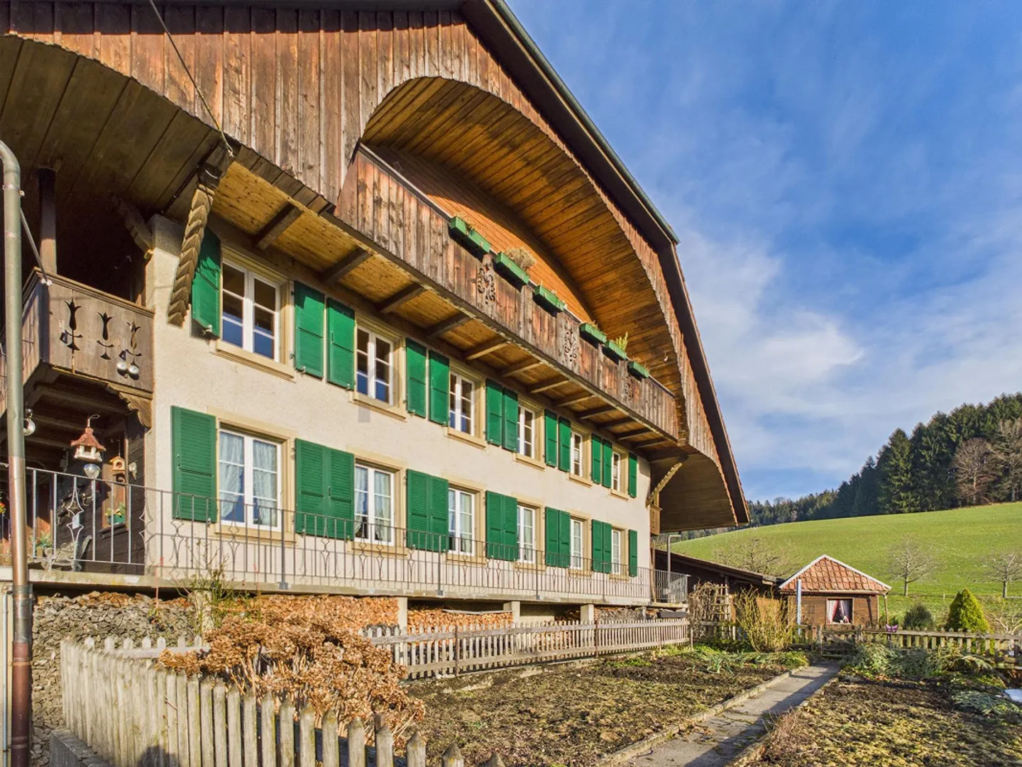 Charmante appartement 3,5 pièces dans une ferme au-dessus de la mer de brouillard - Photo 11 sur 13