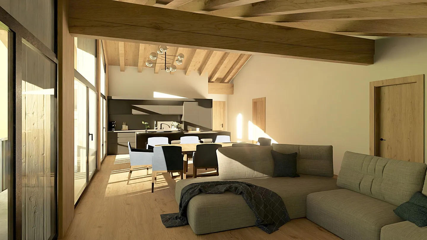 Primavera Saas-Grund new penthouse apartment - Photo 9 of 10