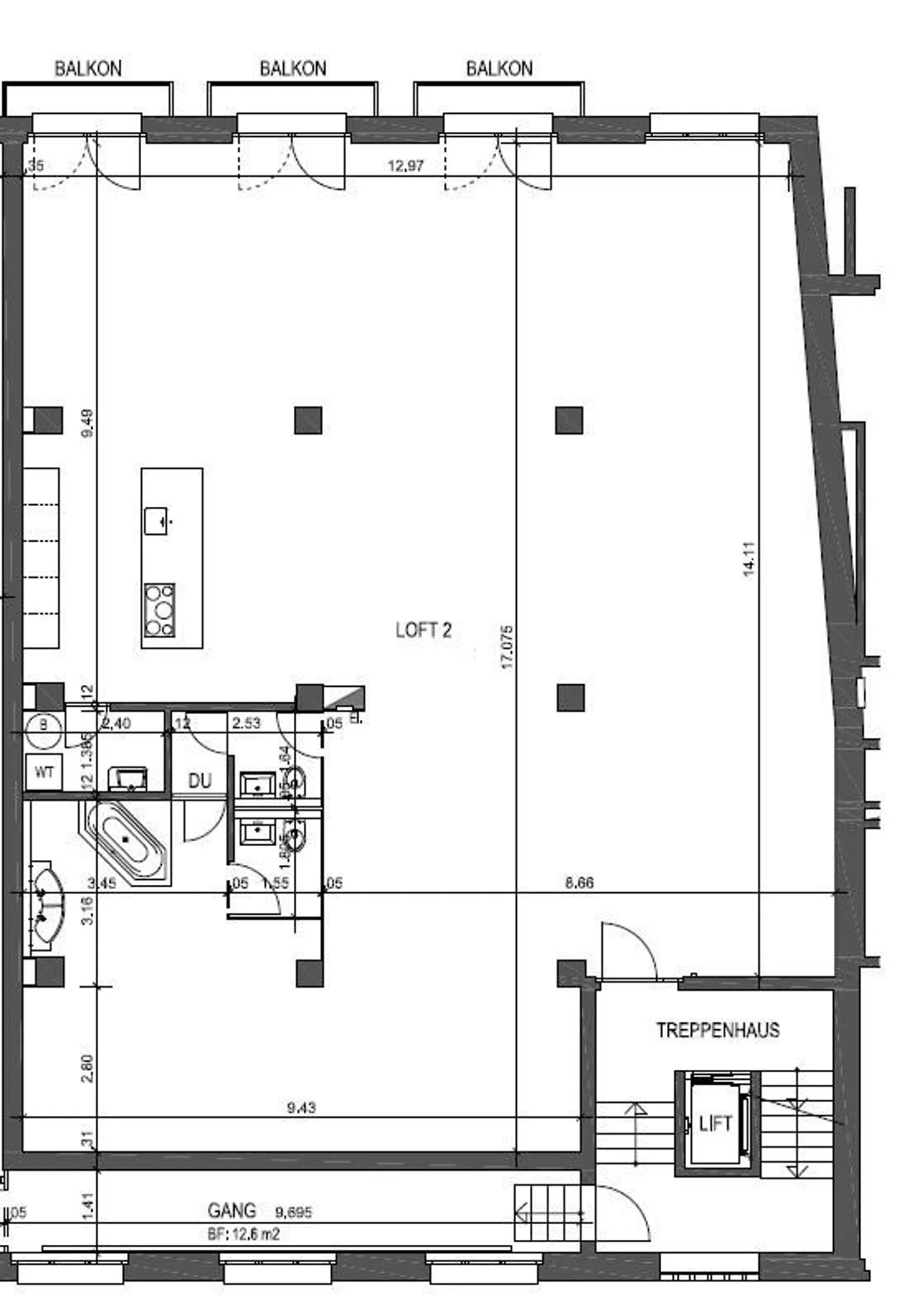 Loft Wohnung am Zihlkanal - Foto 9 von 9