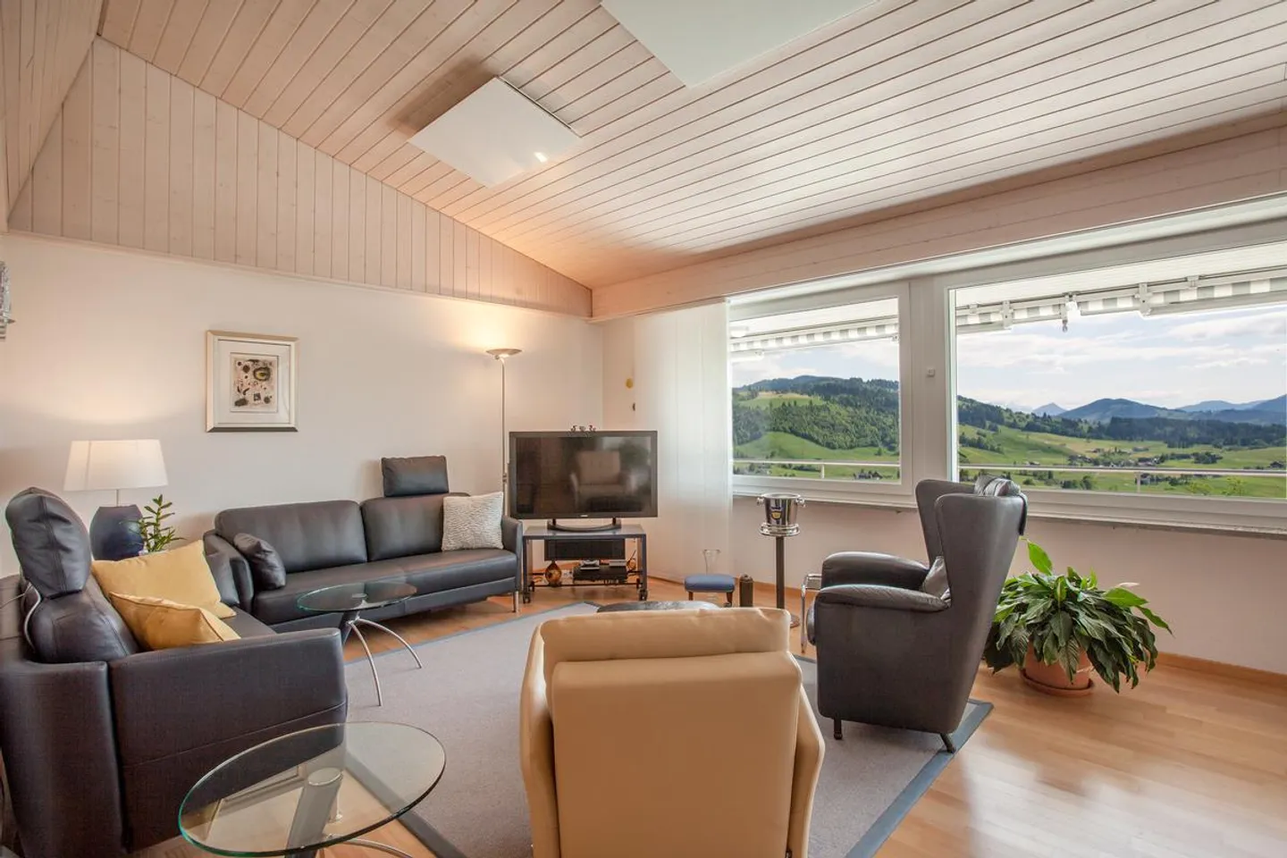 Bennau/Einsiedeln: Oasi di tranquillità con panorama montano e privacy - Foto 3 di 5