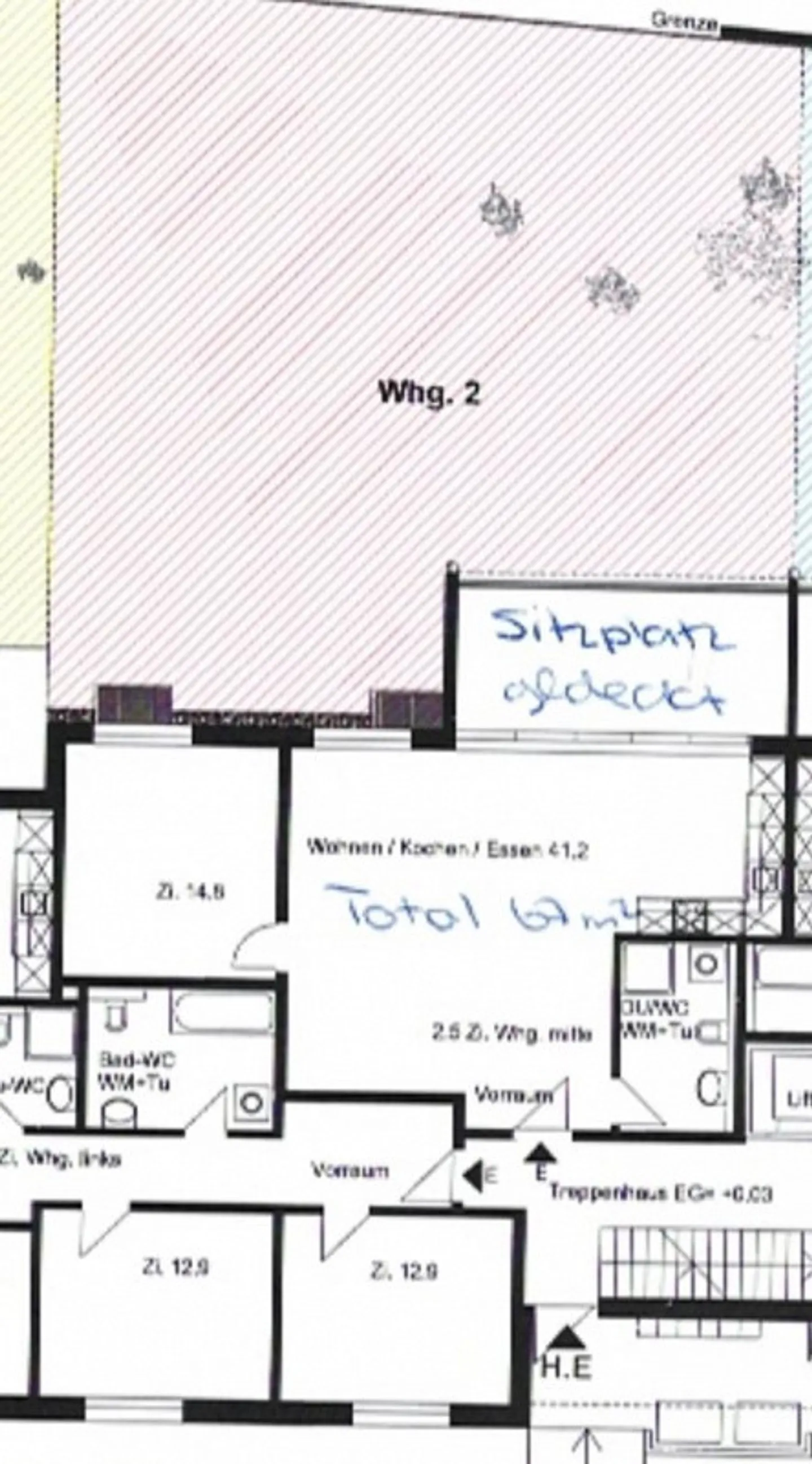 2.5 Room Apartment with Large Garden - Photo 8 of 8