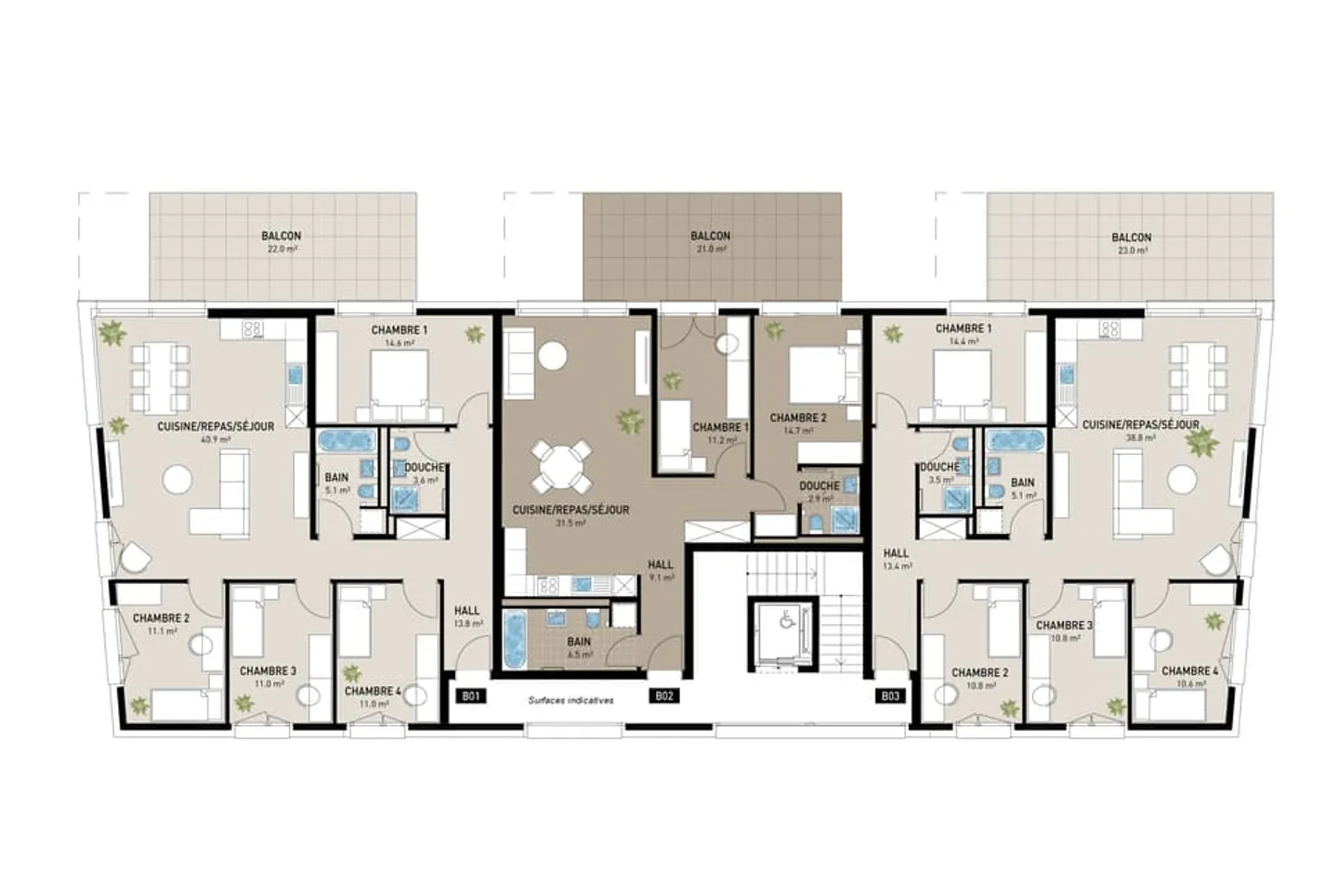 Appartement Familial avec Balcon - Photo 11 sur 12