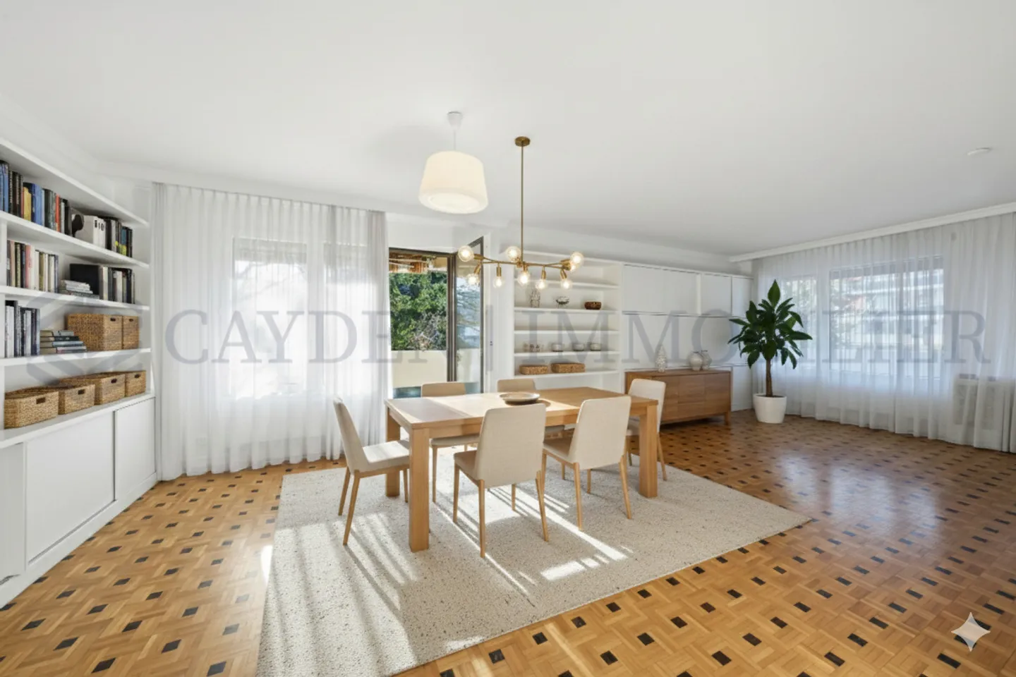 Sumptuous 6-room apartment with terraces in the heart of Champel - Photo 4 of 14