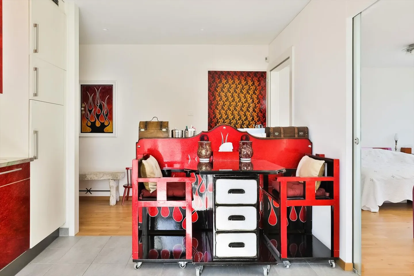 Seltene Wohnung zu verkaufen in Carouge - Außergewöhnliche Lage, hochwertige Ausstattung - Foto 4 von 12