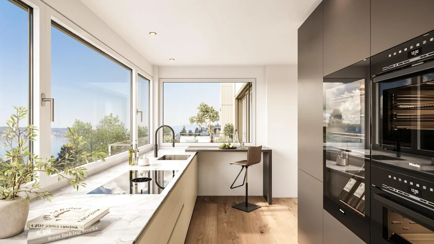 Projet de construction neuve Azuré : Appartement de 3,5 pièces de haute qualité au bord du lac - Photo 2 sur 6