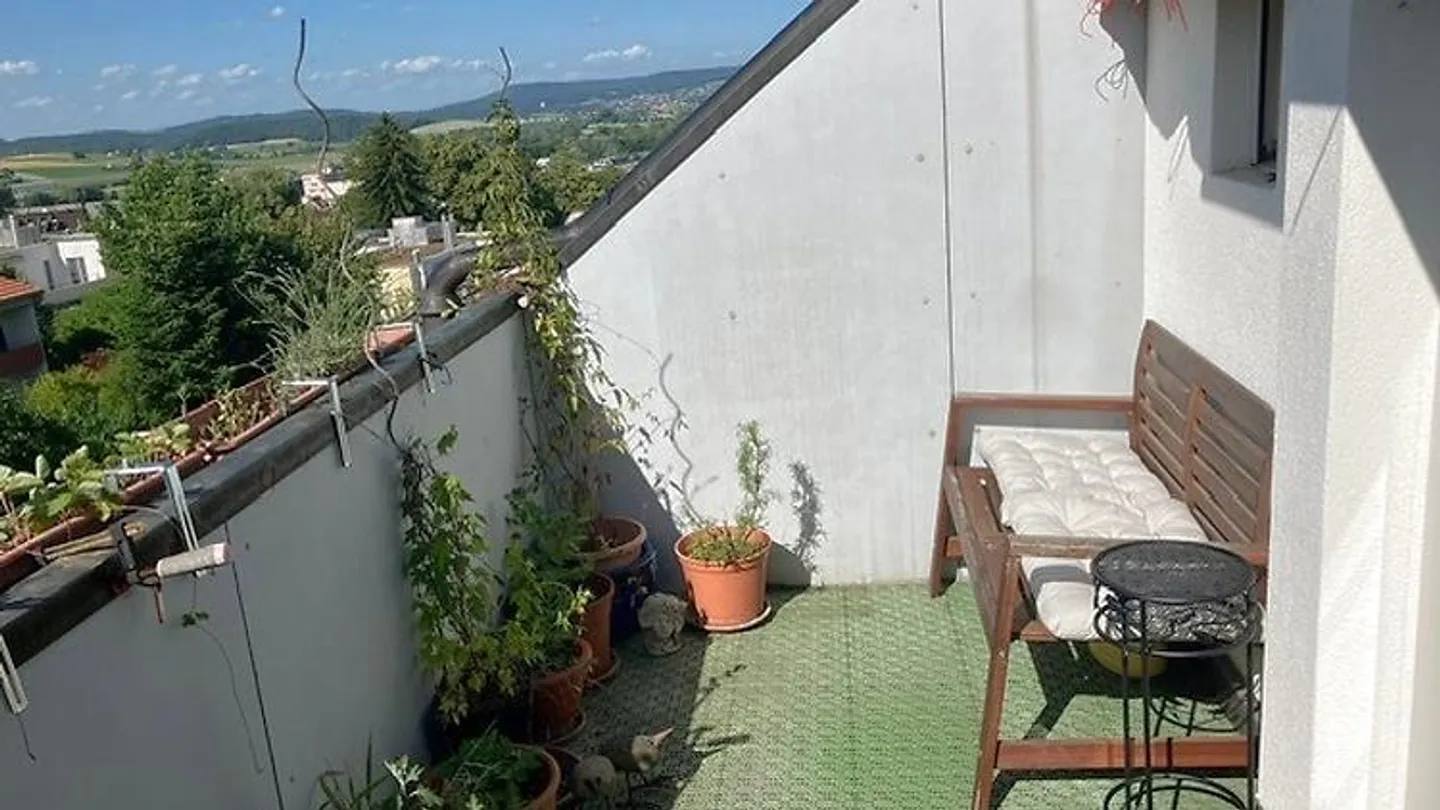 2½ ROOM ATTIC APARTMENT IN DIELSDORF (ZH), FURNISHED, TEMPORARY - Photo 10 of 10