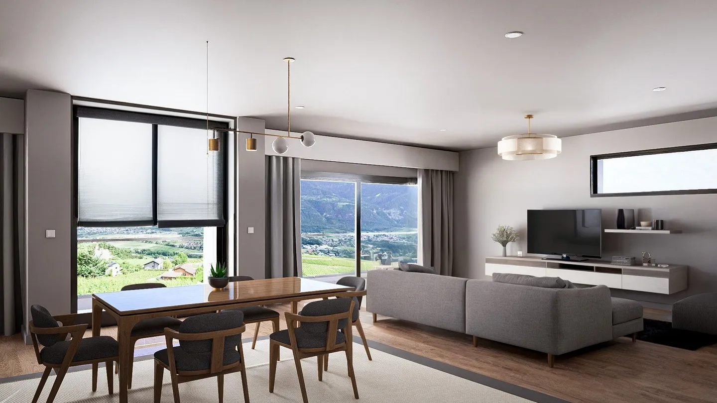 Beautiful 4 1/2 room apartment on the ground floor in Lens - Photo 1 of 5