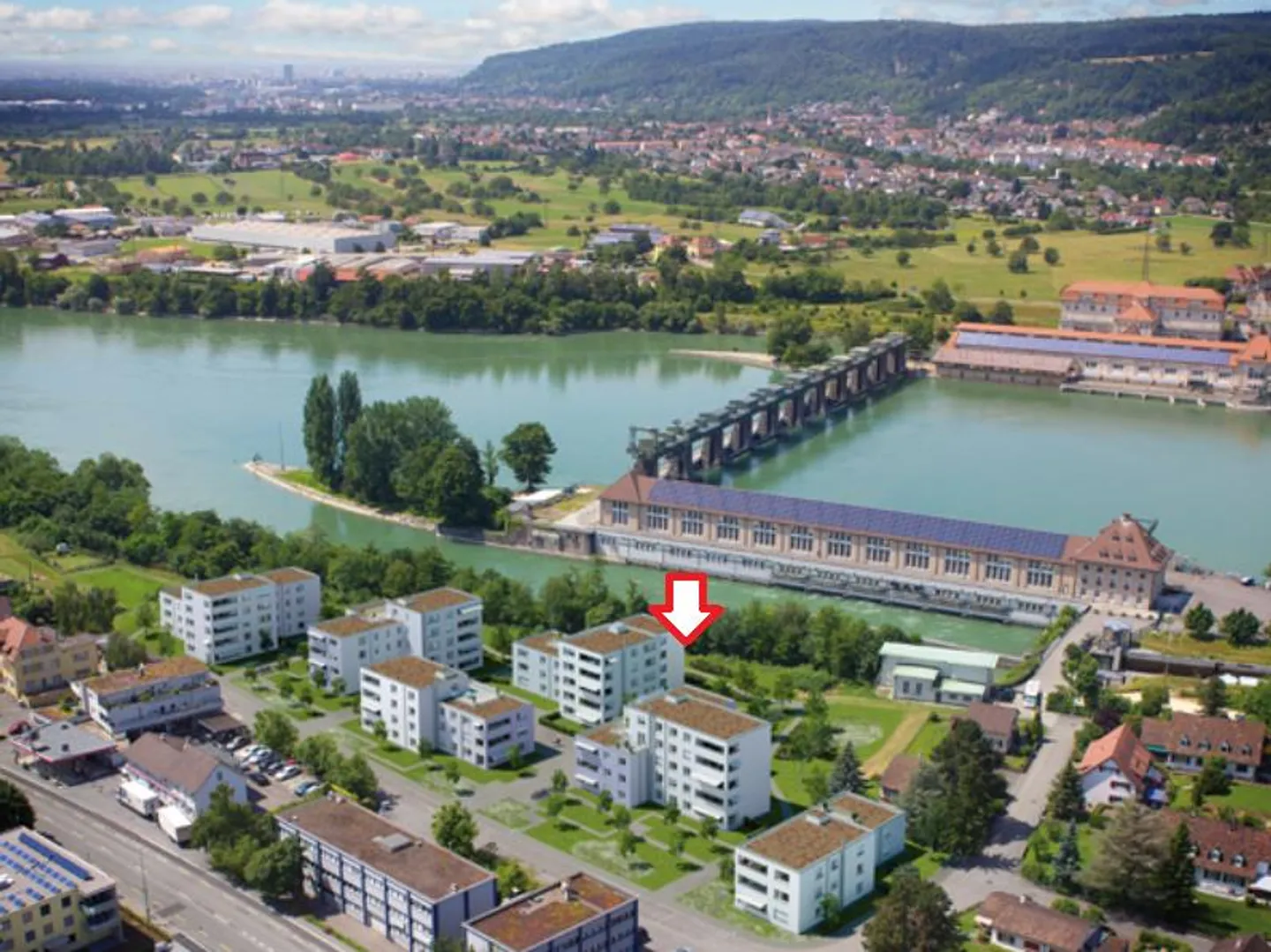 Rhygarten Augst, appartamento esclusivo di 5 stanze in affitto sul Reno, Minergie - Foto 1 di 4