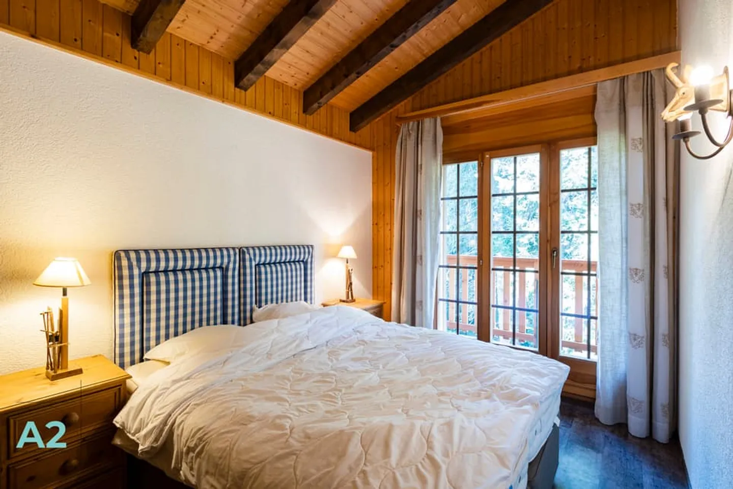 AFFITTO SETTIMANA / STAGIONE CHALET A SCHIERA CON GIARDINO VICINO A LE REGENT - Foto 10 di 13