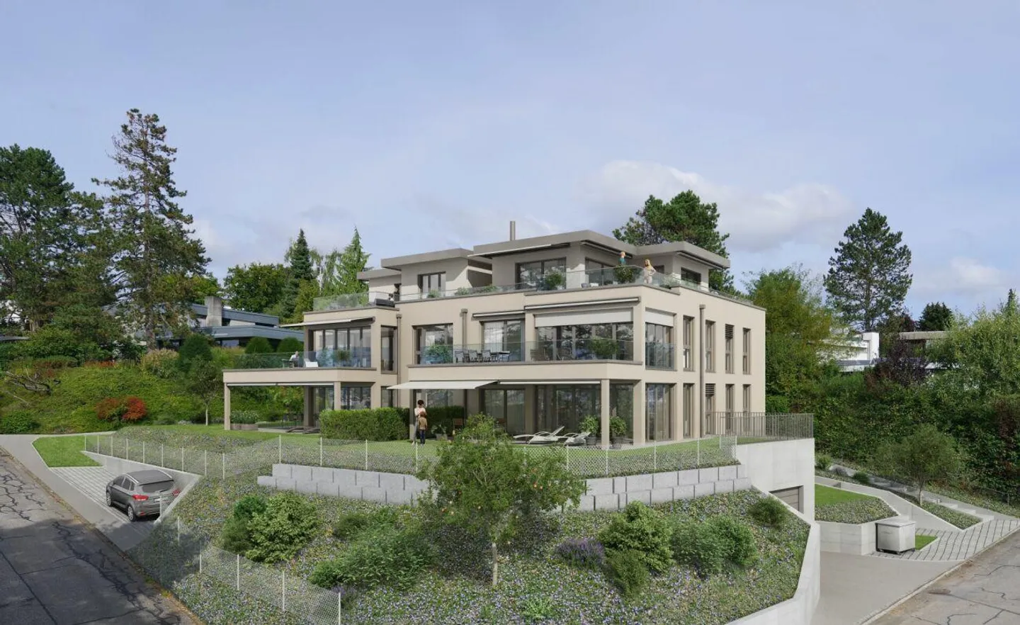 Erstbezug: Gartenmaisonettewohnung mit Einliegerwohnung - Foto 2 von 15