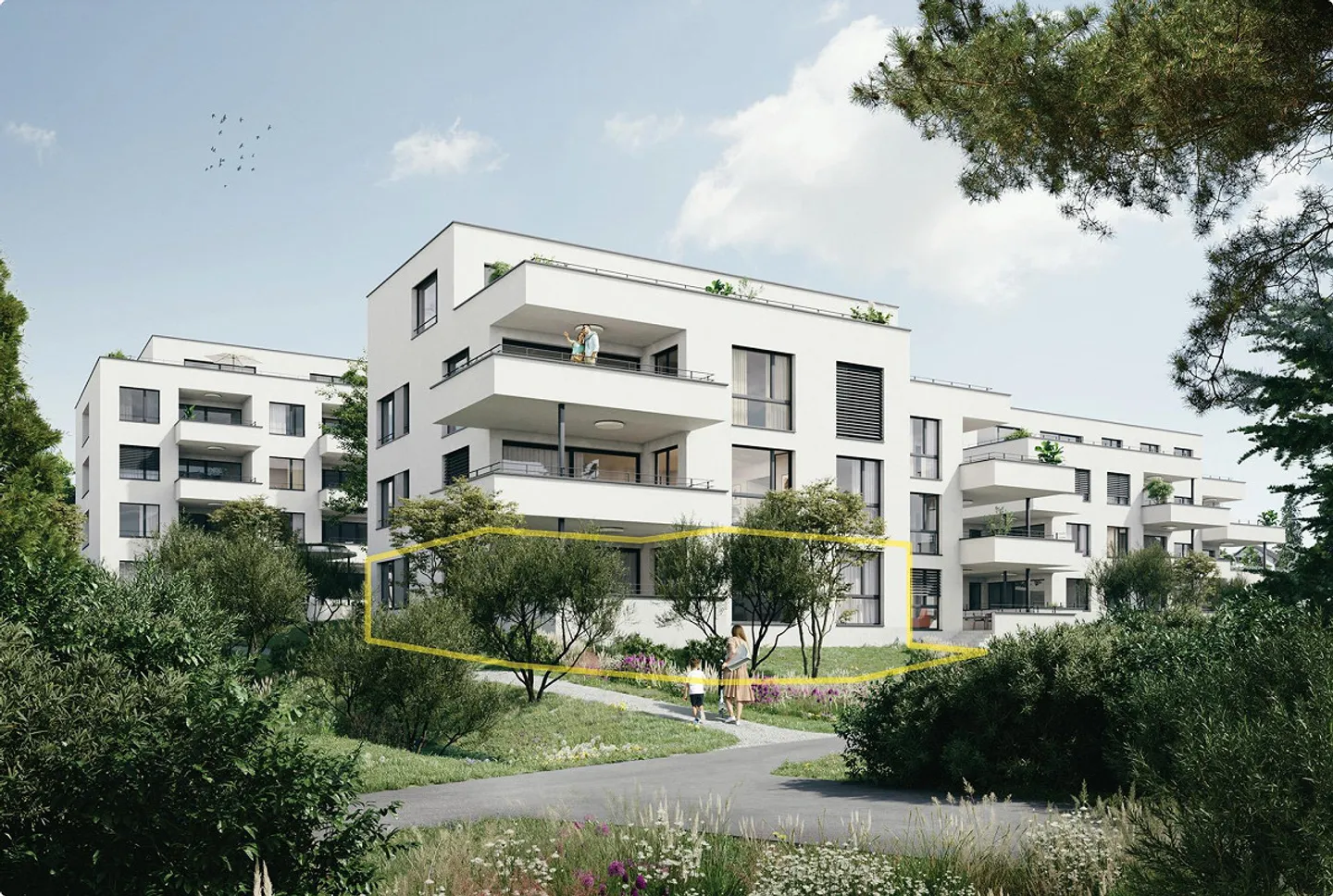 Appartamento giardino 4.5 stanze - Foto 7 di 8
