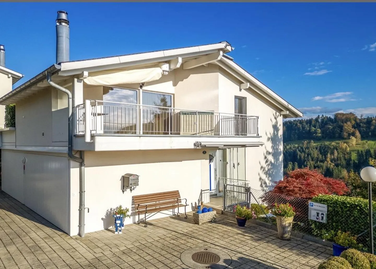 sonniges 6.5 Zi-Einfamilienhaus mit See- und Bergsicht in Adligenswil - Foto 1 von 20