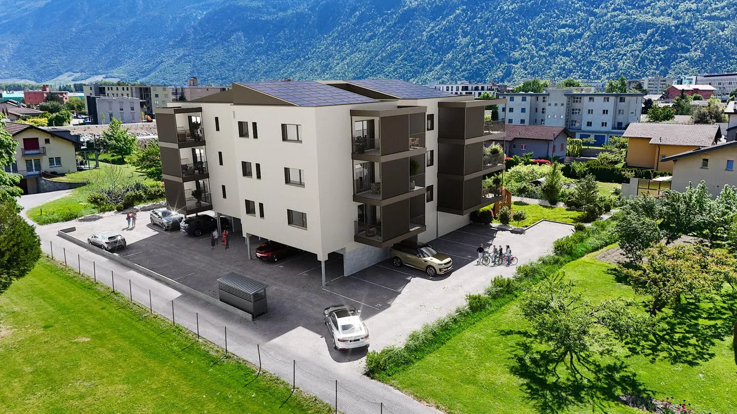 Sehr schöne 3,5 Zimmer zu verkaufen in Martigny - Bauarbeiten im Gange - Foto 5 von 10
