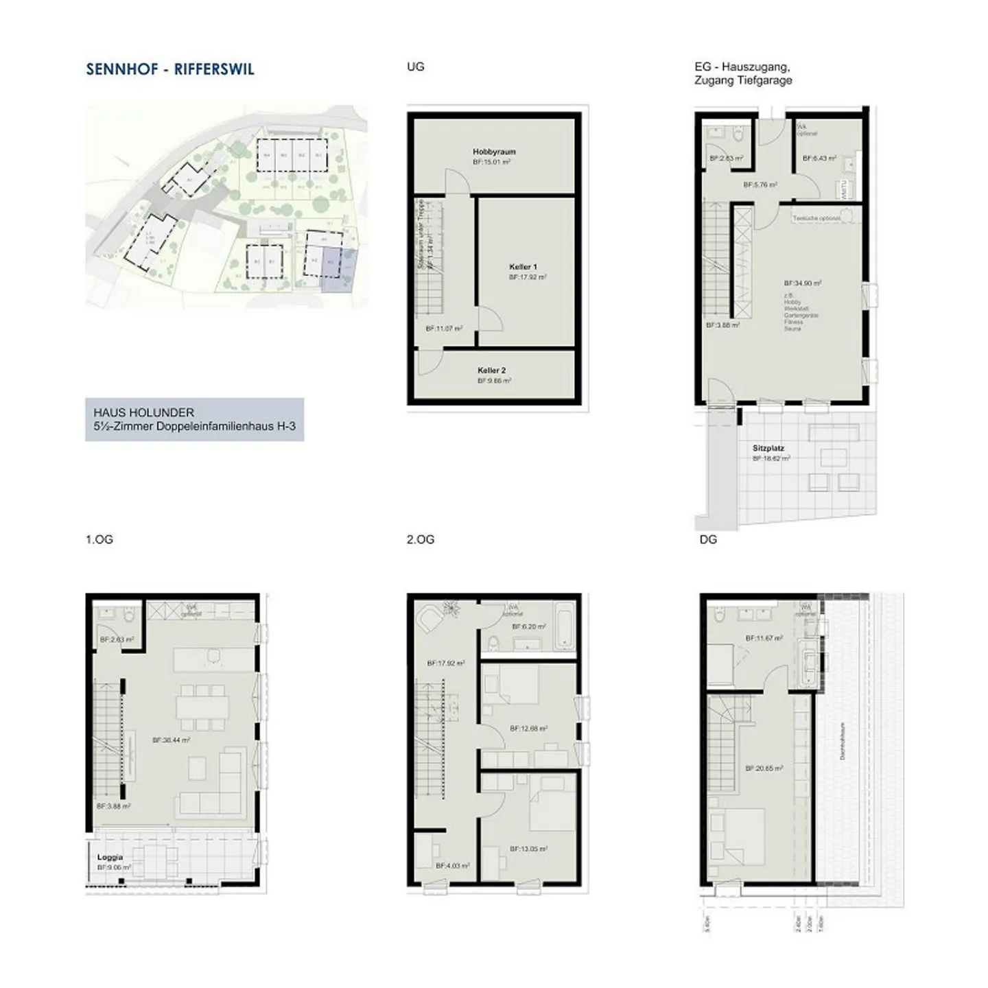 SENNHOF - Case bifamiliari in una posizione meravigliosamente tranquilla - Foto 7 di 8
